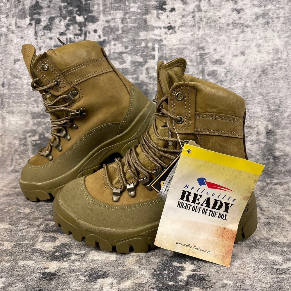 Belleville‎ MCB950 Combat Hiker Boots 4.5 W Tan Tactical Gorpcore Military NWOB